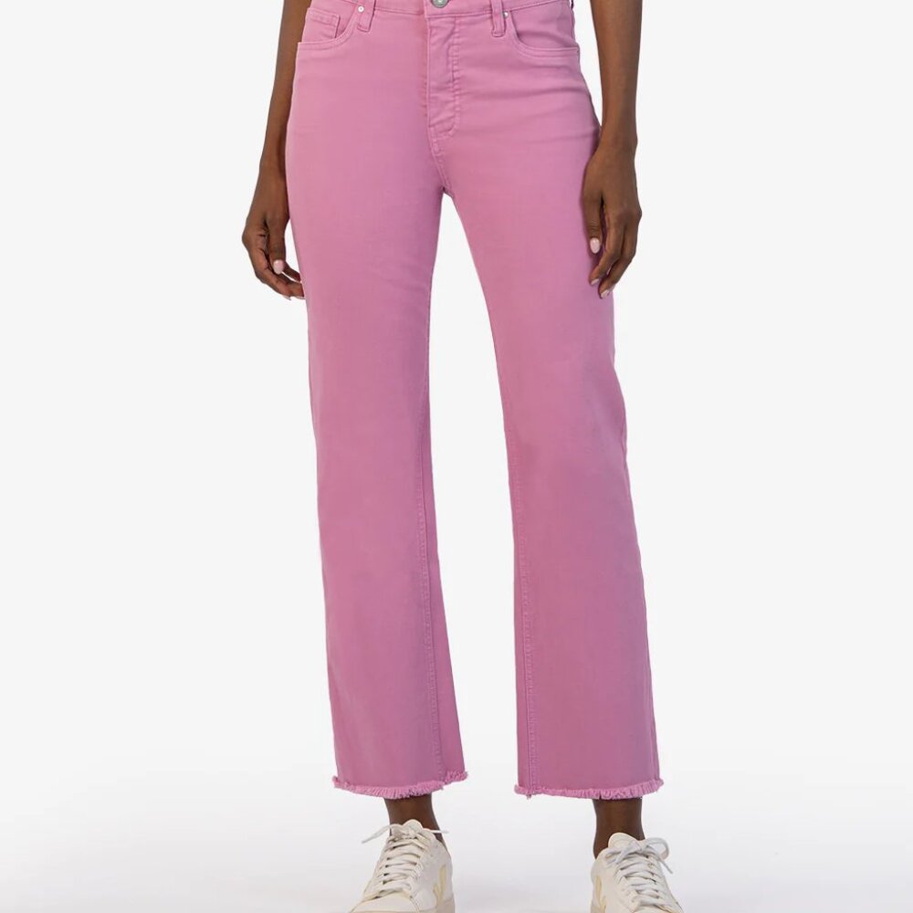 KUT KELSEY LAVENDER HIGH RISE JEANS - NEW